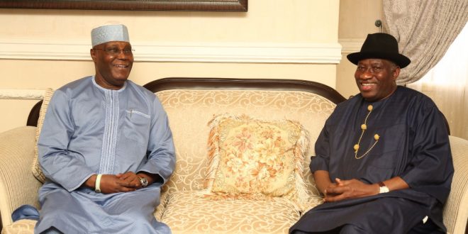 History will be fair to you as a core democrat, Atiku tells Jonathan