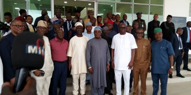 Atiku Visits Fayose, Canvasses Support for PDP Candidate