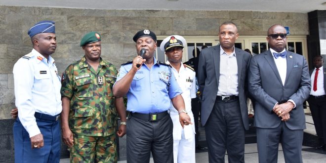 AMBODE PRESIDES OVER STATE SECURITY COUNCIL MEETING AT LAGOS HOUSE, ALAUSA, IKEJA