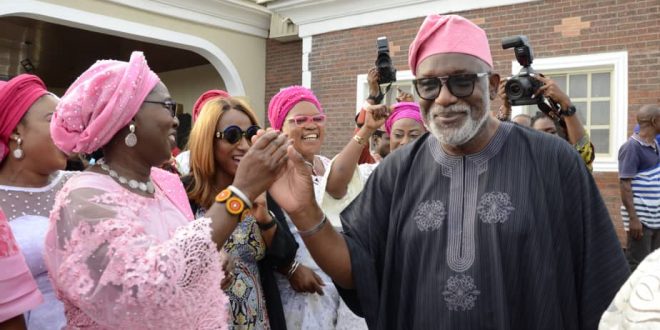 Naming ceremony of Governor, Arakunrin Oluwarotimi Akeredolu’s grand daughter