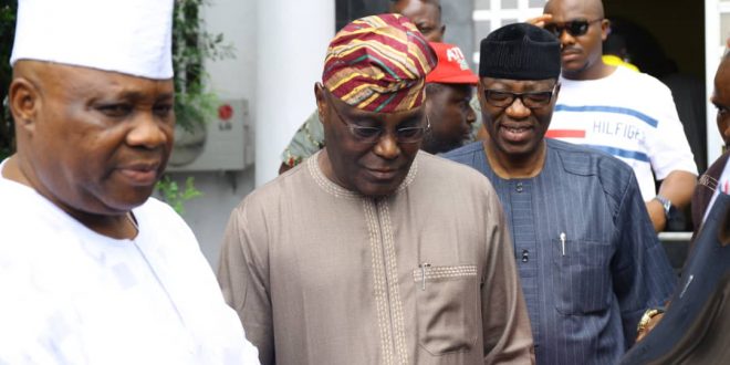 Pictures Atiku visits Sen Adeleke