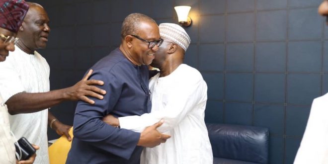 Pics as Atiku names Peter Obi running mate