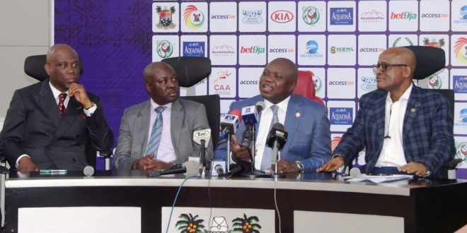 PICTURES: GOV. AMBODE ADDRESSES MEDIA ON 2019 LAGOS CITY MARATHON AT LAGOS HOUSE, ALAUSA, IKEJA, ON MONDAY, OCTOBER 15, 2018