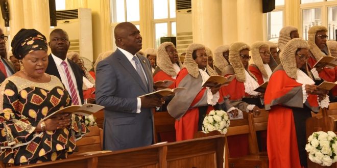 PICTURES: GOV. AMBODE ATTENDS OPENING OF 2018/2019 LEGAL YEAR SPECIAL SERVICE AT CATHEDRAL CHURCH OF CHRIST, MARINA ON MONDAY, OCTOBER 15, 2018