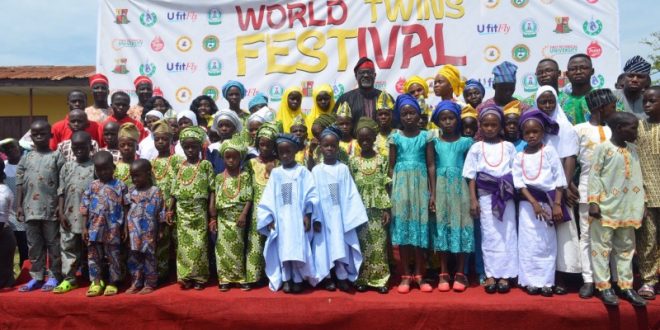 Over 2,000 Twins Gather in Igbora Ora to celebrate Twins Festival