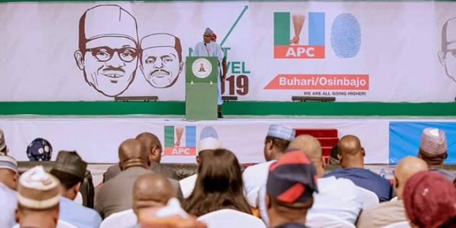 President Buhari Launches APC Road Map for 2019 Campaign titled “NEXT LEVEL” in State House