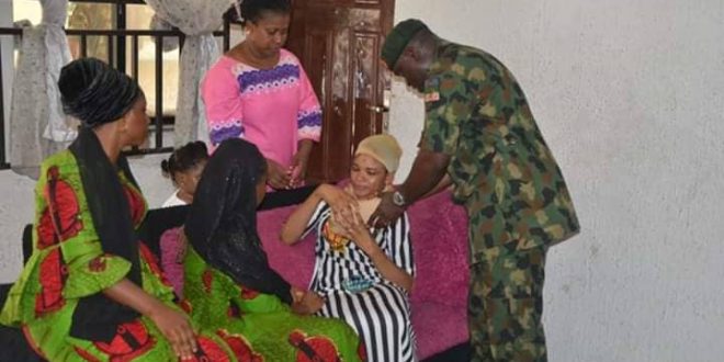 Finally Army pays condolence visit to Mrs Sakaba