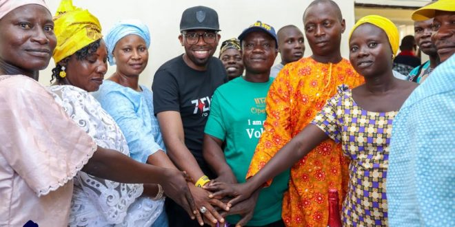 Pictures as Seyi Adisa celebrates birthday in constituency