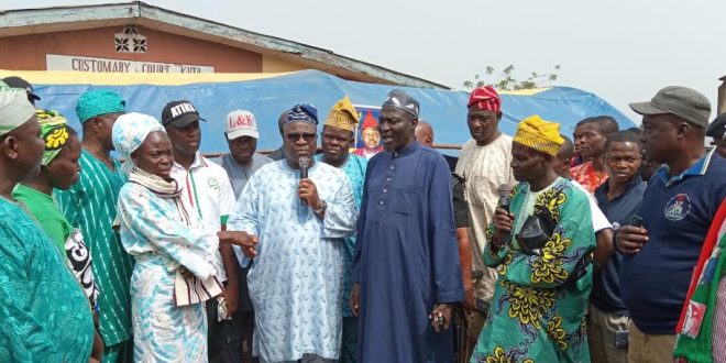 Pics  2019: Ogunbiyi ups reconciliatory efforts, storms Kuta, Oluponna, for PDP candidates