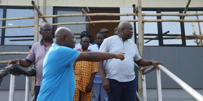 PICTURES: GOV AMBODE INSPECTS ILAJE WATERFRONT JETTY, BARIGA