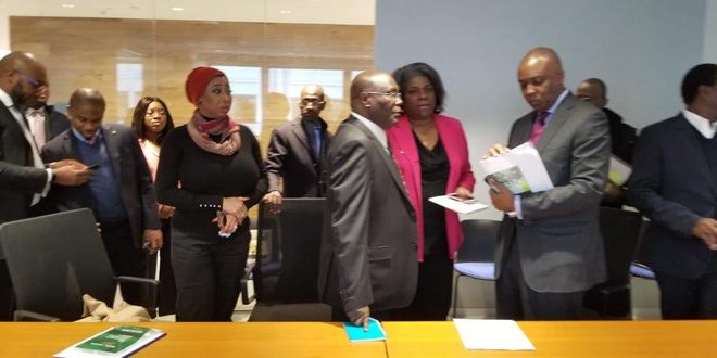 Pics Atiku briefs institute of peace and Albright stonebridge group