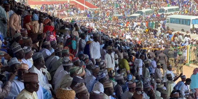 Thousands Attend Buhari Bauchi campaign Rally