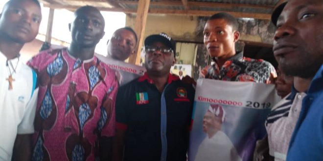 Ekiti state Assembly Electtion Alhaji jamiu attends ward meeting,receives PDP Defectors