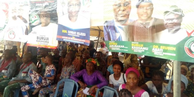 Hundreds of ADC members defect to PDP in Ogun…as Abati, others campaign in Yewa North