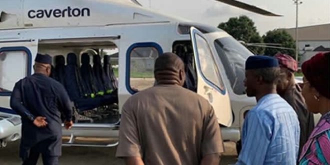 Charter company issues new helicopter to Osinbajo after Kogi crash