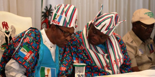 PICTURES: PRESIDENT BUHARI, VP OSINBAJO, GOV. AMBODE, FASHOLA AT PMB MEETS ORGANISED PRIVATE SECTOR AT LAGOS HOUSE, MARINA ON SATURDAY, FEBRUARY 9, 2019