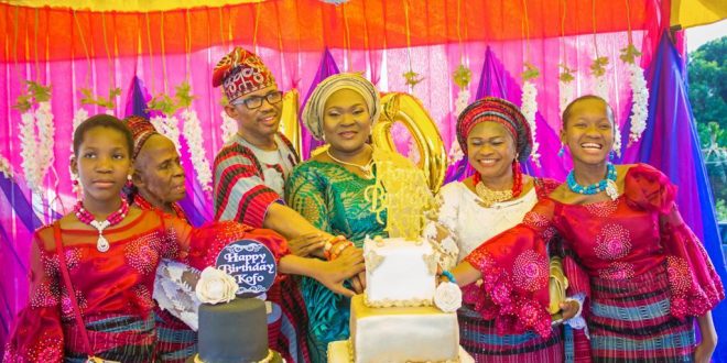 Pictures as City Lawyer Kayode Ajulo celebrates wife’s 40th birthday and Dedicates son to God