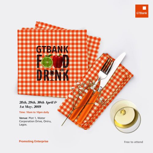 2019 GTBank Food And Drink Festival: GTBank Set To Provide 300 Free Stalls To SMEs, Adds Extra Day To Annual Event