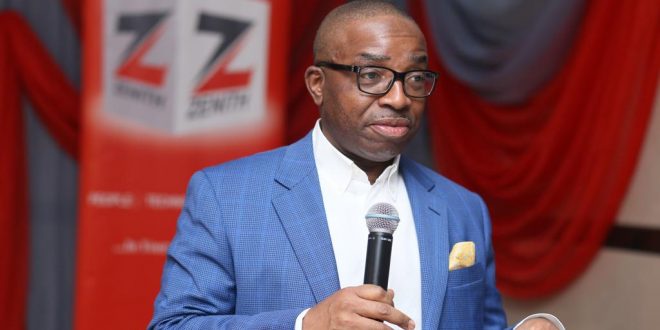 Details As Zenith Bank Appoints Ebenezer Onyeagwu GMD/CEO Effective June 1,2019