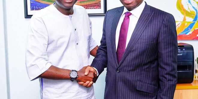 Zenith Bank CEO Designate Ebenezer Onyeagwu Visits Sanwo-Olu