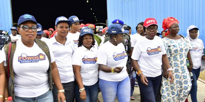 PHOTO NEWS: Mrs Akeredolu tours Ondo-Linyi Industrial Hub in Ore