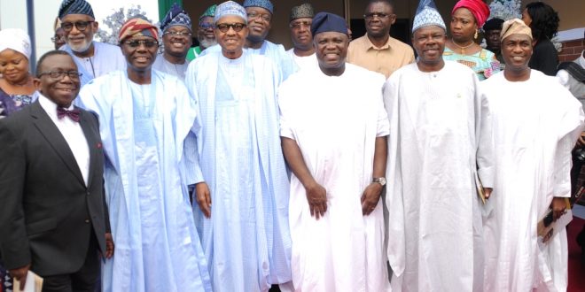 PICTURES: PRESIDENT MUHAMMADU BUHARI COMMISSIONS NEWLY BUILT LAGOS THEATRE, OREGUN, ON WEDNESDAY, APRIL 24, 2019