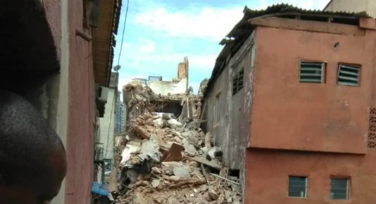 Several feared trapped as another building collapses in Lagos