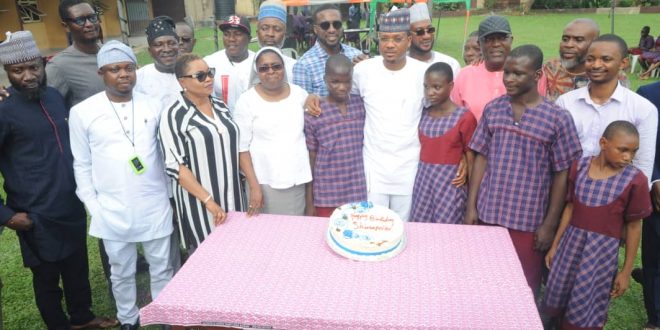 SHINA PELLER CELEBRATES BIRTHDAY WITH THE HANDICAPPED, URGES THEM TO MAKE THE BEST OUT OF THEMSELVES