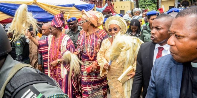 Pics  Anambra Gov and wife bag chieftancy titke in Ado Ekiti