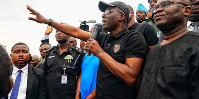 1st day at work  Sanwo-olu visits Apapa traffic gridlock site