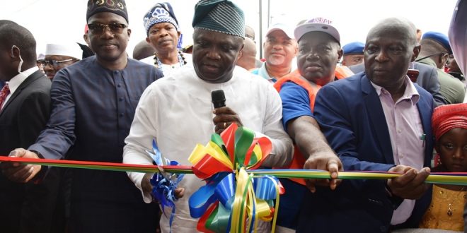 PICTURES: GOV AMBODE COMMISSIONS BARIGA WATERFRONT JETTY, ILAJE ROAD, UNVEILS FERRIES IN BARIGA,LAGOS ON TUESDAY, MAY 14, 2019