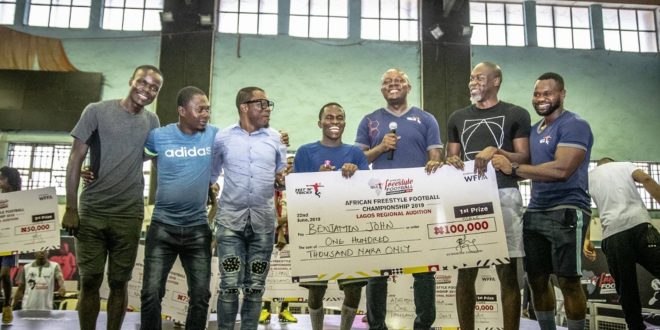 2019 African Freestyle Football Championship: Benjamin, Adeshina win Lagos Regional Championship