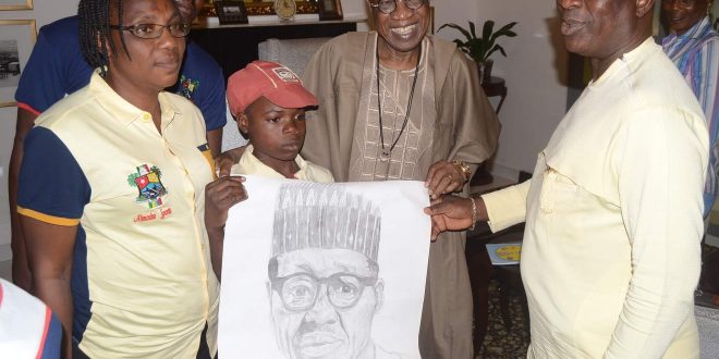 K1 Meets Kid Artist Restates Full Scholarship Promise