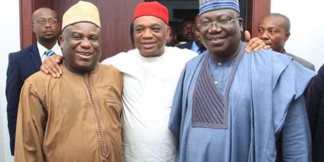 Sen Orji kalu hosts sen Lawam to dinner