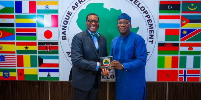 Photo news  Gov fayemi at AFDB