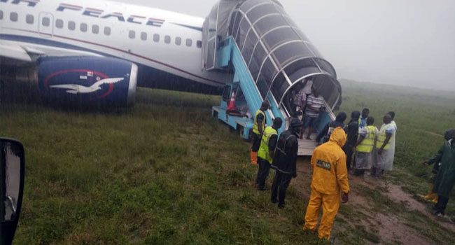 BREAKING: Crash Averted As Plane Overshoots Runway In Port Harcourt Airport