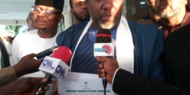 INEC issues Certificate Of Return to Okorocha