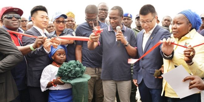 PHOTO NEWS: LASG FLAGS OFF THE CONTINUATION OF CONSTRUCTION OF THE LAGOS-BADAGRY EXPRESSWAY, ON TUESDAY, JULY 2, 2019