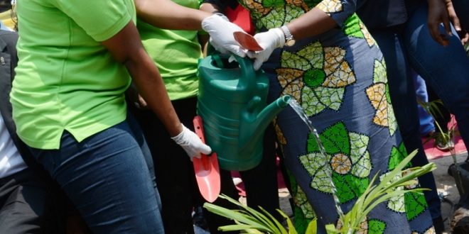 PHOTO NEWS: GOVERNOR SANWO-OLU ATTENDS 2019 TREE PLANTING SENSITIZATION CAMPAIGN AT BISOLA DUROSINMI-ETTI, OFF ADMIRALTY WAY, LEKKI ON SUNDAY, JULY 14, 2019