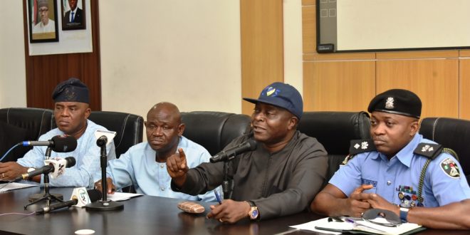 PHOTO NEWS: LASG BRIEFS MEDIA ON REMOVAL OF SHANTIES, REFUSE AND ENFORCEMENT OF TRAFFIC LAWS ON LAGOS-BADAGRY EXPRESSWAY AND OSHODI-ABULE EGBA BRT CORRIDOR