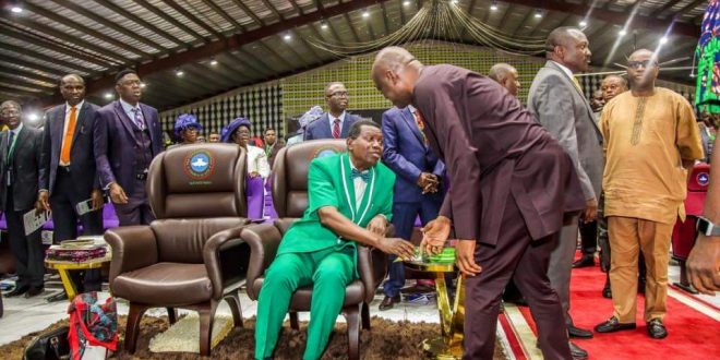 Gov makinde,Sanwoolu and Abiodun attend Holy Ghost convention