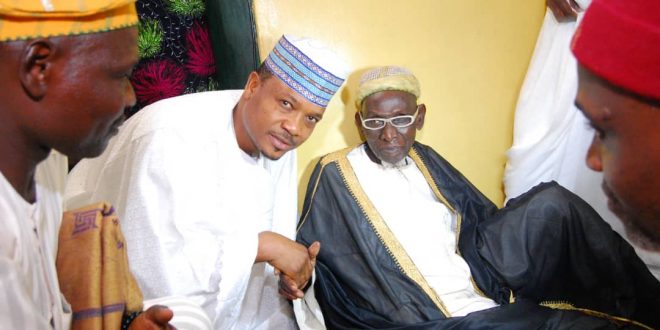 SHINA PELLER OBSERVES JUMAT SERVICE AT SAKI CENTRAL MOSQUE, PREACHES UNITY IN OKE-OGUN