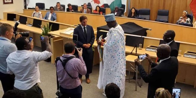 Ooni visit to Canada in pics