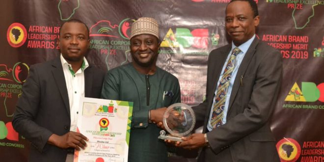 Mouka bags African Brand Leadership Merit Award