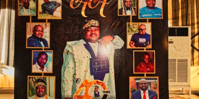 All the glitz and glamour as city biz man Biodun Atobatele clocks 40