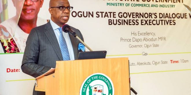 ABIODUN REVEALS REFORM INITIATIVES ON EASE OF DOING BUSINESS IN OGUN