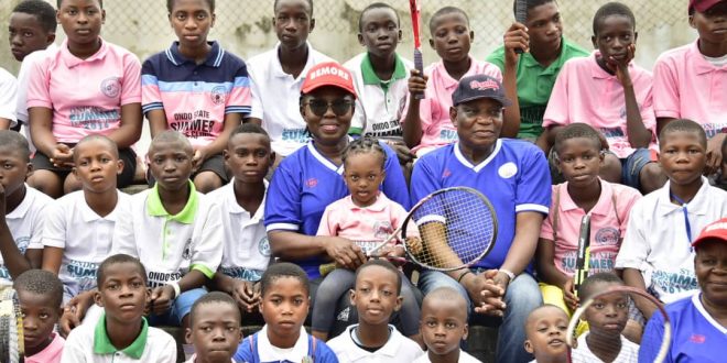 Ondo First Lady flags off 2019 summer tennis clinic