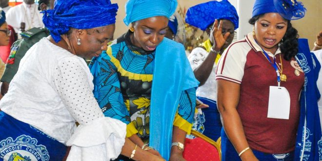 PHOTO NEWS: FIRST LADY OF LAGOS STATE, DR (MRS) IBIJOKE SANWO-OLU AT 87TH/43RD BIENNIAL CONFERENCE OF NATIONAL WOMEN’S FELLOWSHIP OF METHODIST CHURCH NIGERIA