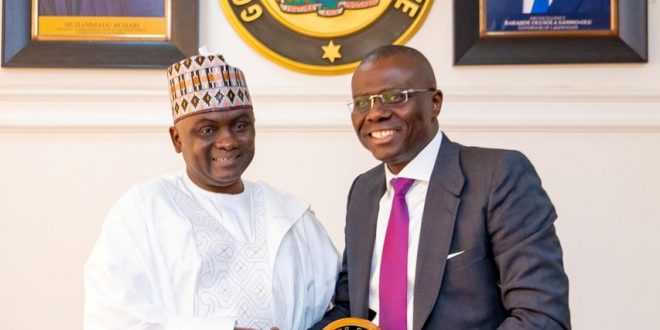 PHOTO NEWS: GOV SANWO OLU RECEIVES HOUSE OF REPRESENTATIVES AD-HOC COMMITTEE ON PORT CONGESTION