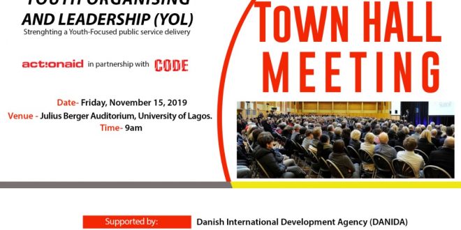 Sanwo-Olu others to Speak at Lagos Youth Budget Town Hall Meeting